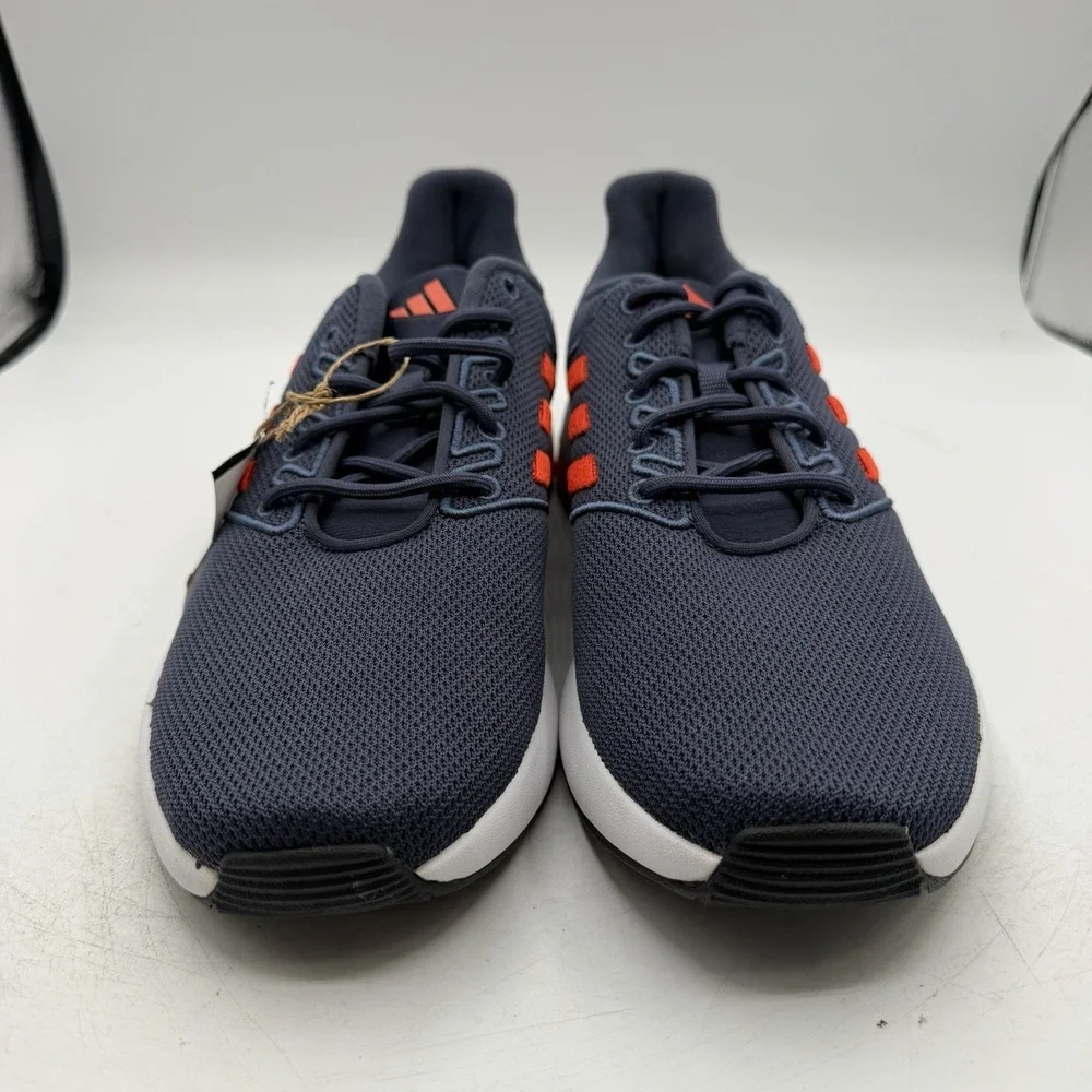 Adidas Flair Mode Running Shoes Mens Sz 8.5 Navy Blue/Orange Sneakers IU6287